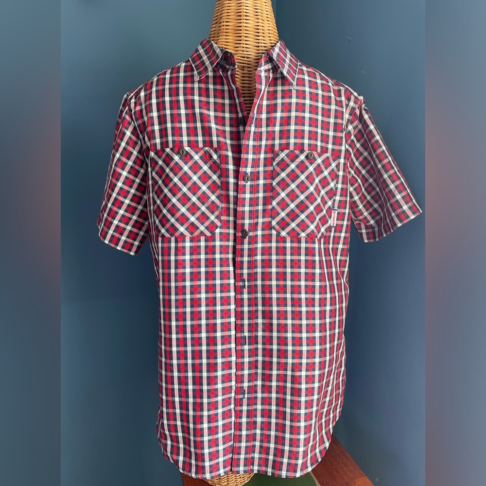 Merrill Men’s Short Sleeve Shirt. Size M. Opti-wick, YPF 30.